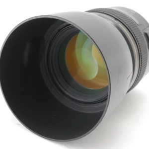 canon ef 85mm f/1.8 usm af portrait telephoto linsa með linsuhlíf