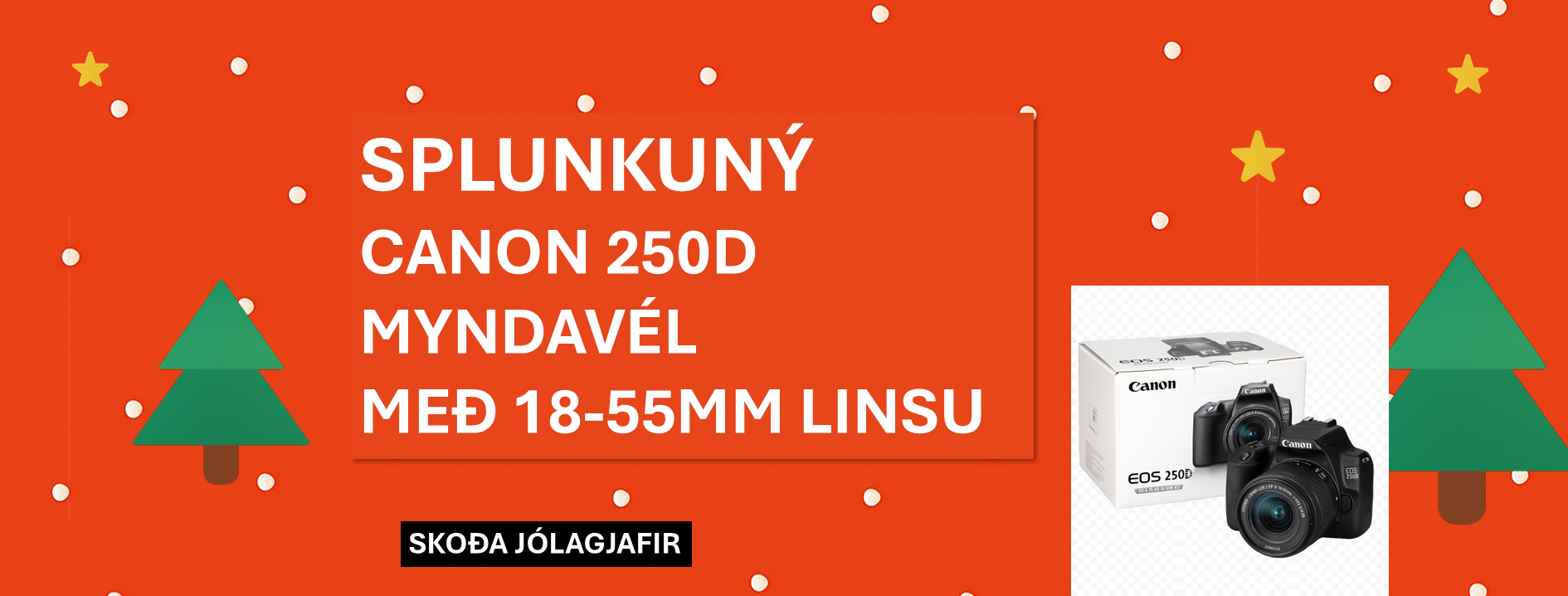 Canon 250D – Jólagjafir