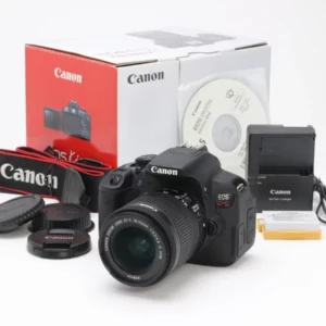 canon eos 750d + ef s 18–55mm is stm – nánast ný | aðeins 218 smelli | Í kassa