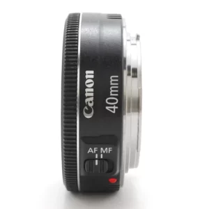 canon ef 40mm f/2.8 stm macro black af pancake linsa