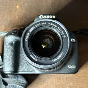 lÍtiÐ notuÐ canon eos 500d + 18–55mm is + taska