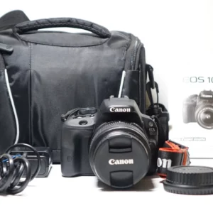 Canon EOS 100D 18.0MP DSLR myndavél með 18-55mm kit linsu - Nánast ný 1890 smellir