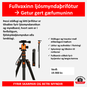 Þrífótur allt að 206cm