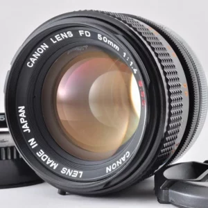 Canon FD 50mm f/1.4 S.S.C. prime linsa fyrir filmumyndavélar